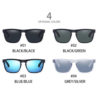 Square Vintage Polarized Sunglasses – Retro UV400 Driving & Fishing Sun Glasses for Men & Women