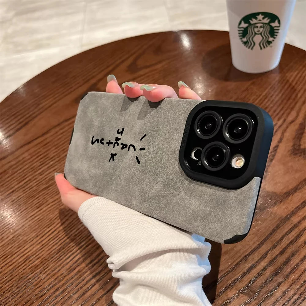 Flip Leather Phone Case for iPhone 11-16E Pro Max Plus - Fashion Streetwear Protective Cover