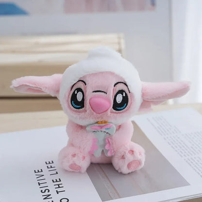 Disney Stitch Plush Keychain – Soft Stuffed Doll Backpack Pendant for Kids' Birthday & Home Decoration