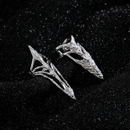 New Gothic Rock Punk Fingertip Nail Ring | Metal Manicure Jewelry Accessories for Women, Party & Gift for Girlfriends