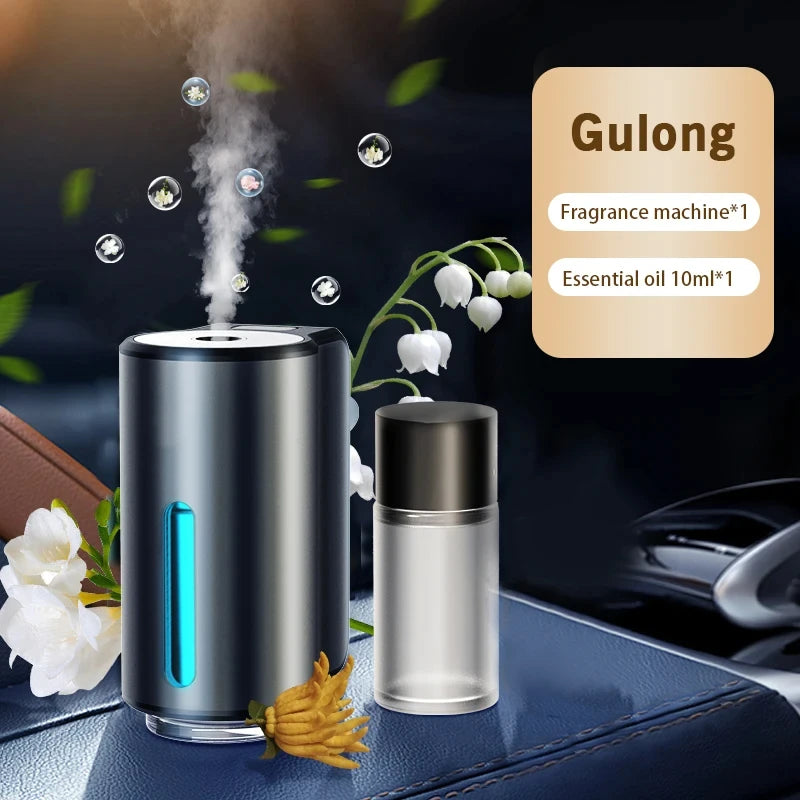 Smart Car Air Aromatherapy Diffuser – Adjustable Humidifier & Essential Oil Car Air Freshener