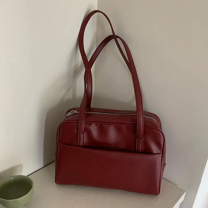 Style Large Capacity Women’s Shoulder Bag – Versatile Vintage Underarm Tote, Autumn 2025 New Arrival