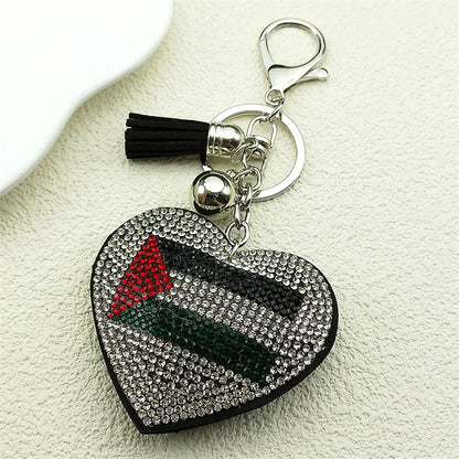 Ladybug Crystal Keychain - Tassel Bag Charm & Decorative Key Ring for Women & Men