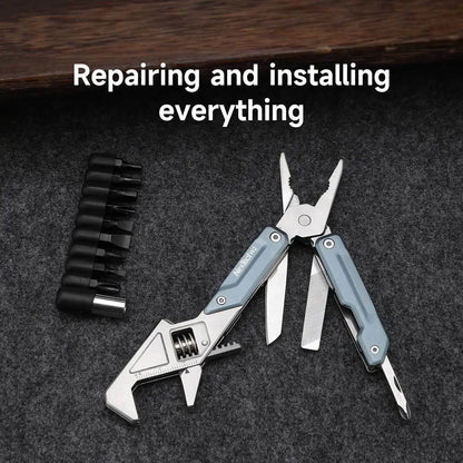 NexTool Light Wrench W2 Multitool – Folding Pliers, Large Spanner, Screwdriver & Portable EDC Home Repair Tool