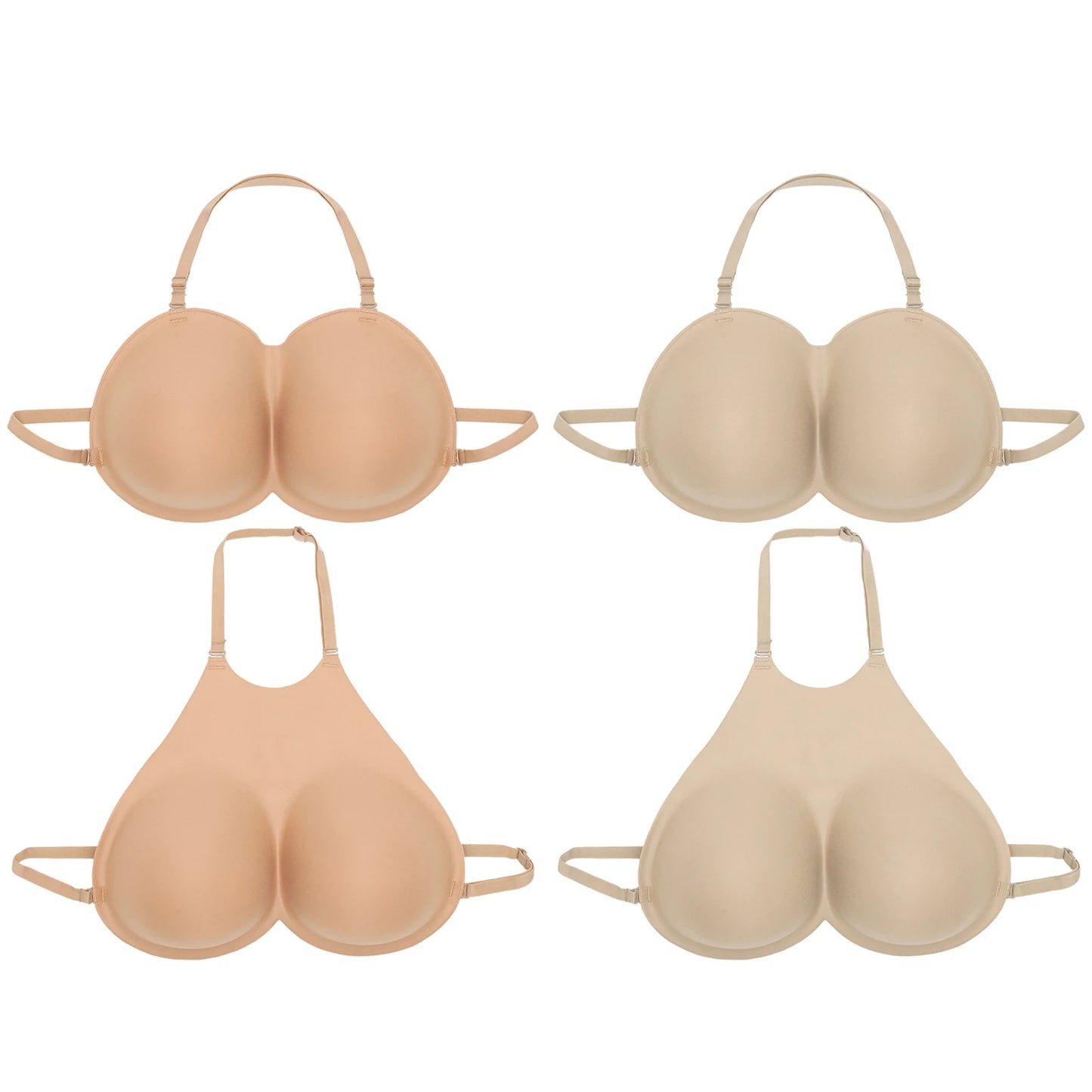 Fake Boobs Breastplate — D Cup Silicone Breast Forms for Transgender, Crossdresser & Drag Queen
