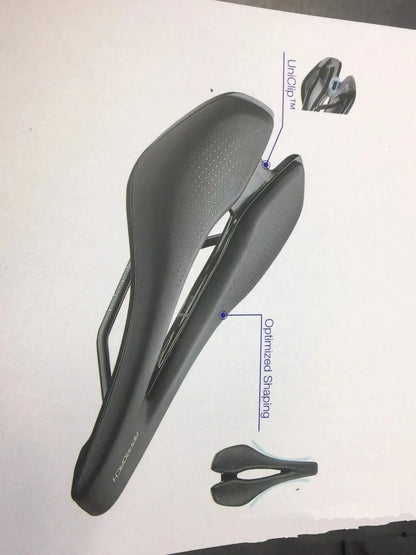 GIANT Approach Gel Saddle — Comfort Bike Seat with Vent for Road & MTB, Fits UNICLIP
