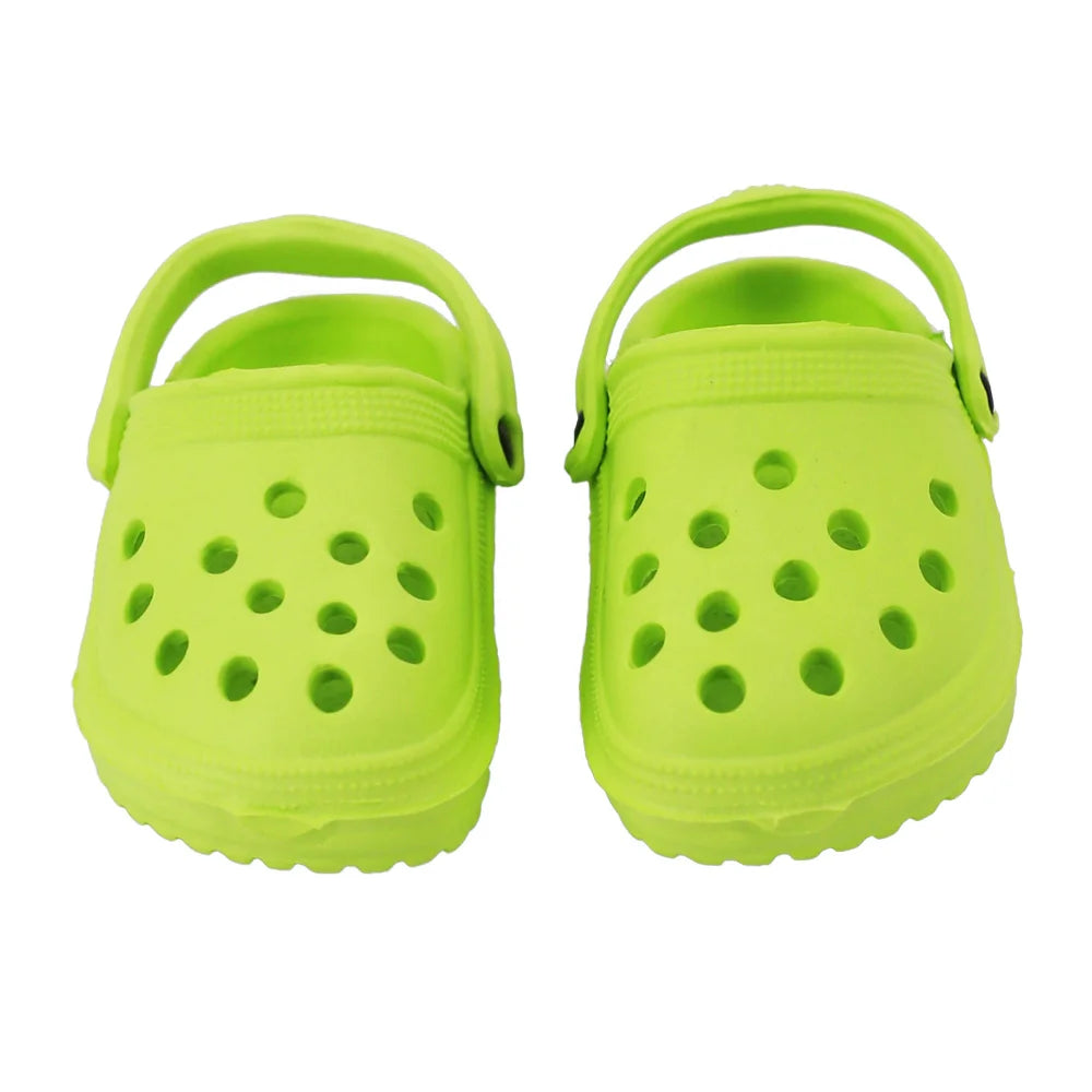 7cm Doll Sandal Shoes for 43cm Born Baby & 18-Inch American Dolls — Accessories for Doll Clothes, Girl’s Toy Gift