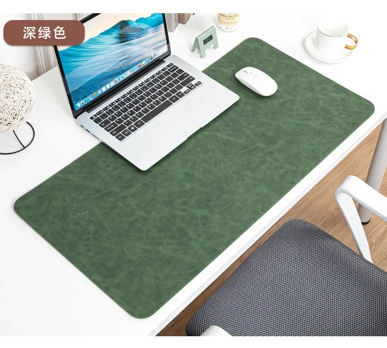 Waterproof PU Desk Pad – Large Non-Slip Mouse Pad & Keyboard Mat for Computer Laptop, Easy to Clean Protective Cover