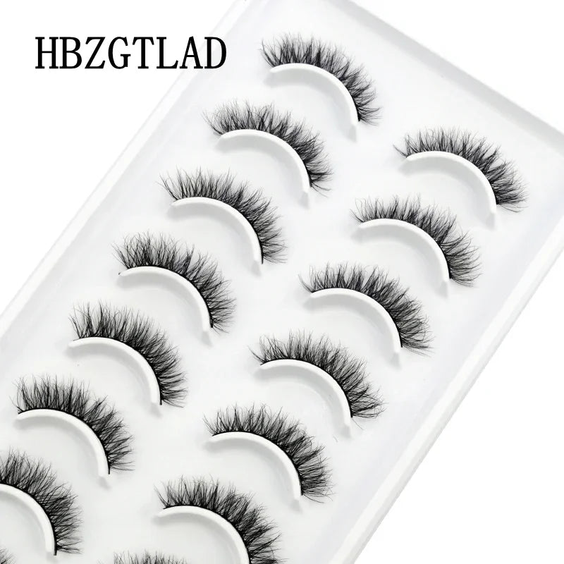 10 Pairs 3D Mink False Eyelashes – Natural Long & Short Lash Extensions Makeup Kit (41 Styles)