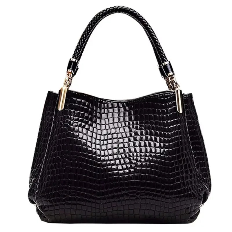 Luxury Women’s Leather Handbag – Large Capacity Shoulder & Crossbody Designer Bag