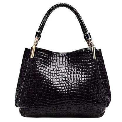 Luxury Women’s Leather Handbag – Large Capacity Shoulder & Crossbody Designer Bag