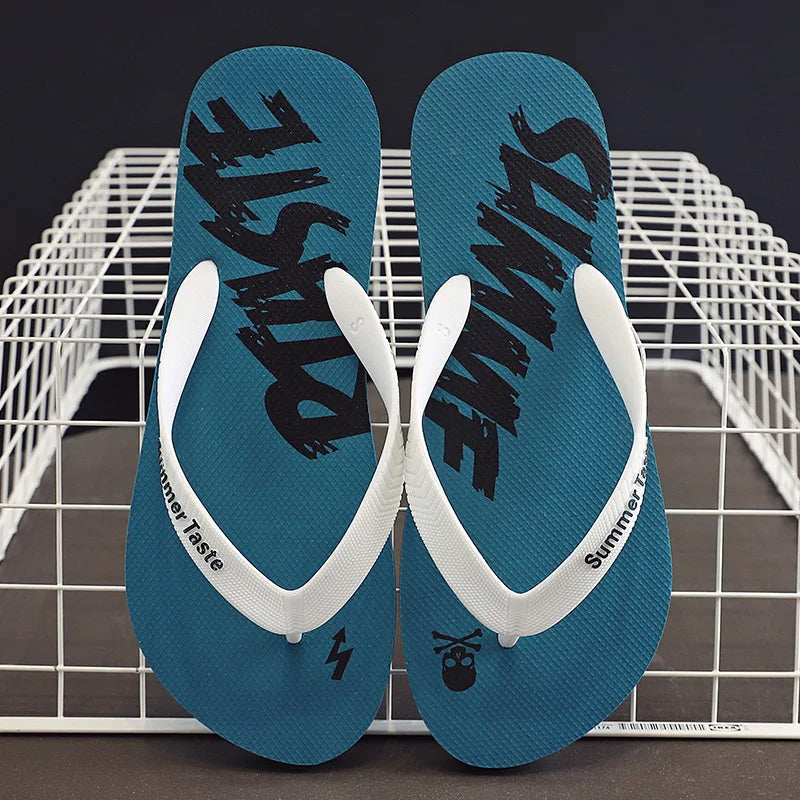 Men’s Summer Flip Flops – Lightweight Anti-Skid Outdoor Beach Slippers for Casual Wear
