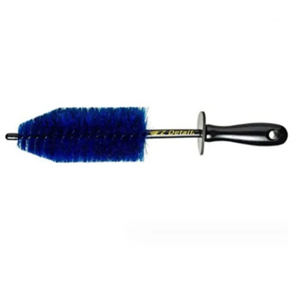 Car Wheel Cleaning Brush | Long Handle Microfiber Tire & Rim Detail Brush for Auto & Motorcycle