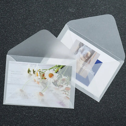 50 Pcs Blank Translucent Envelopes – for Invitations, Postcards, Gift Boxes, Wedding & Business Letters