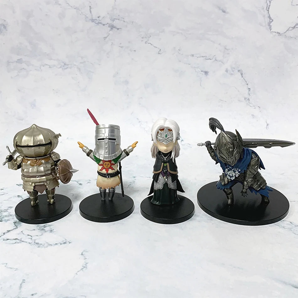 Q-Version Dark Souls Anime Action Figure – Solaire, Artorias, Ornstein & Fire Keeper Doll, Collectible Toy for Boys & Gifts