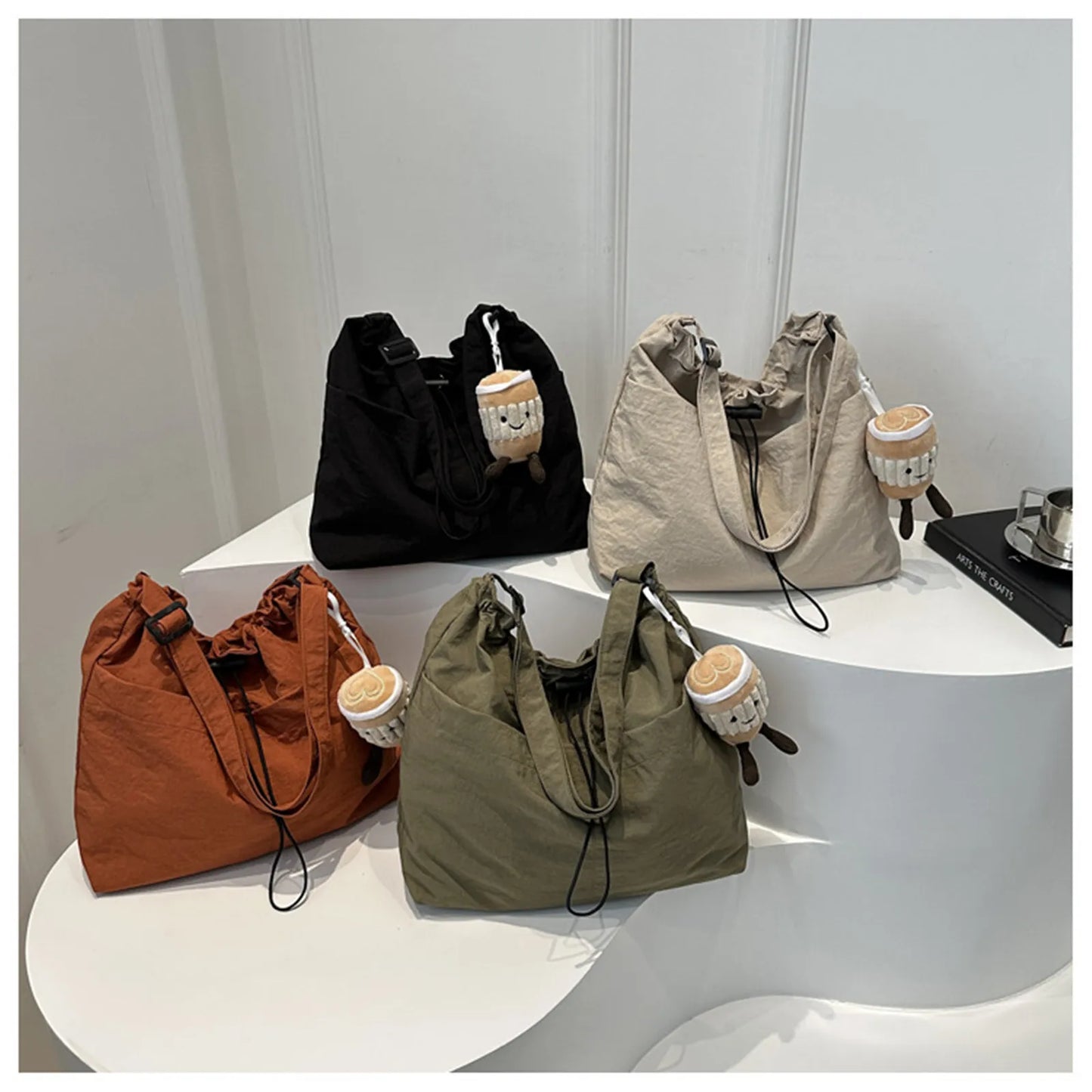 Large Capacity Women's Shoulder Bag – Lightweight Crossbody, Minimalist Tote for Summer