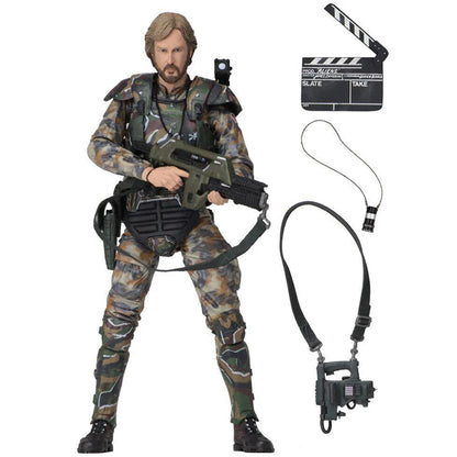 NECA Alien vs Predator Action Figure — 18cm Colonel Cameron Marine Collectible Toy Gift