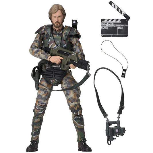 NECA Alien vs Predator Action Figure — 18cm Colonel Cameron Marine Collectible Toy Gift