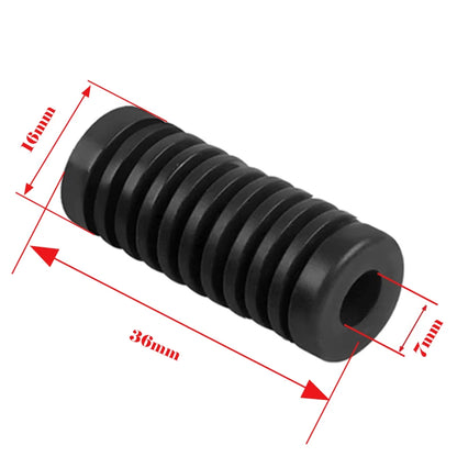 2Pcs Universal Motorcycle Gear Shift Lever Foot Pad Set - Rubber Pedal Covers & Starter Peg Pads for Moto Accessories