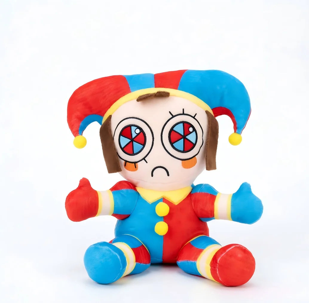 20CM Digital Circus Plush Toy - Jax Rabbit Clown Maid Doll for Fans and Collectors