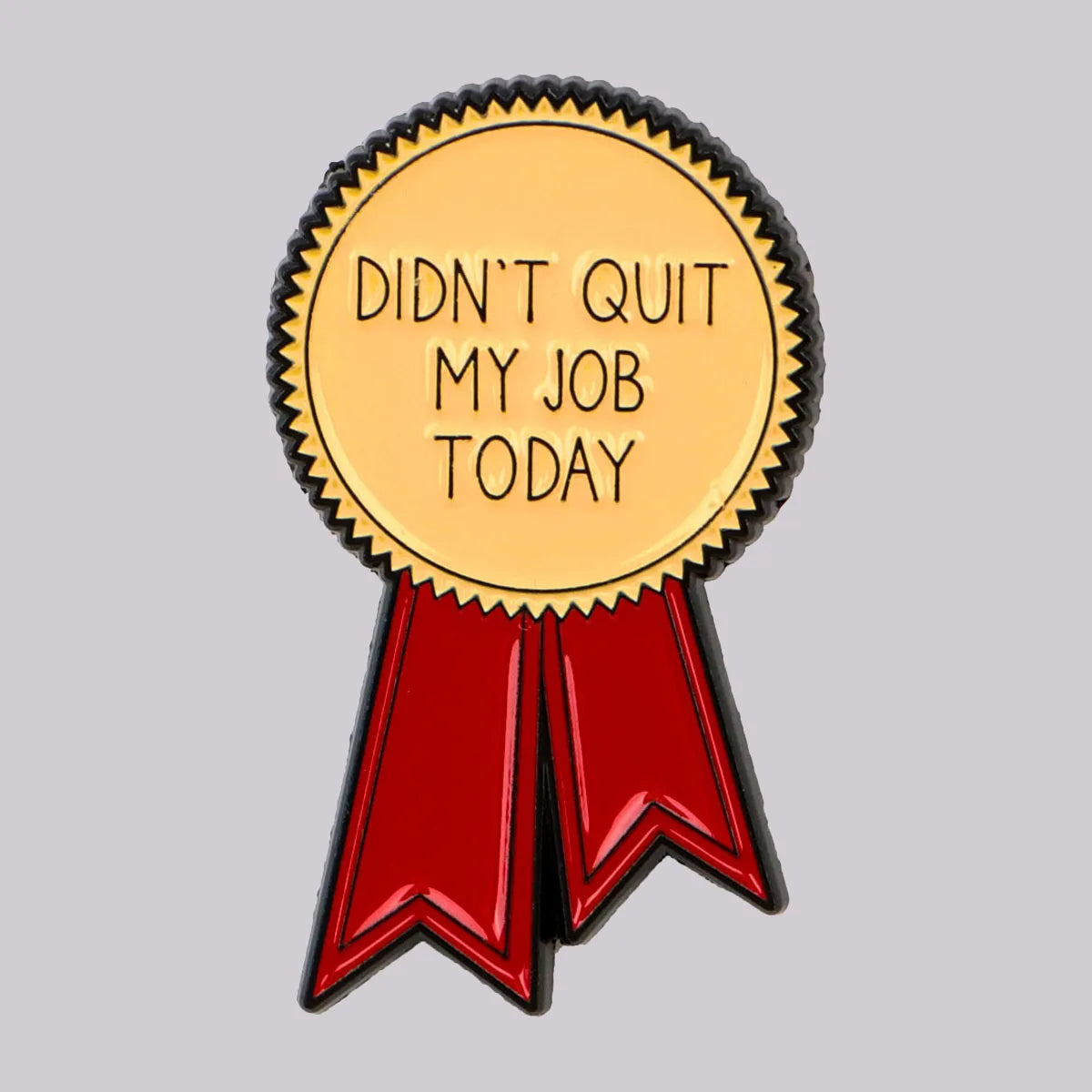 Today Ribbon Enamel Pin – Humorous Lapel Brooch for Backpack, Clothing & Accessories