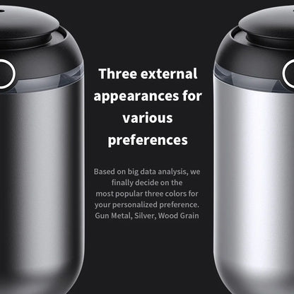 AI Smart Car Air Freshener - USB Rechargeable Aroma Diffuser Essential Oil Fragrance Dispenser