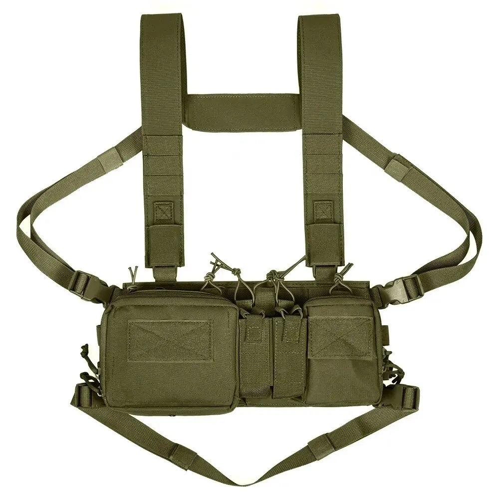 Tactical Vest CS Match – Wargame Military Nylon Chest Rig Vest for Airsoft, Hunting & Outdoor Camping Gear Accessories