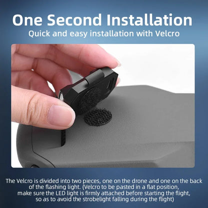 Mini Drone Strobe Light - 6 Color Anti-Collision Signal Lamp for DJI Neo Mini 4 Pro Mini 2 4K Mavic 3 Lightweight Accessory
