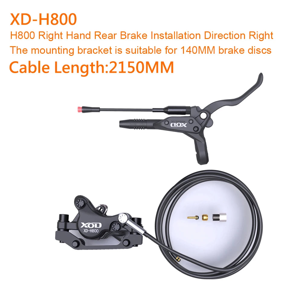 XOD H800/H880 Hydraulic Disc Brake - Hydraulic Oil Brake System for KUKIRIN G2 Master, G2 MAX and G2 Pro Electric Scooters