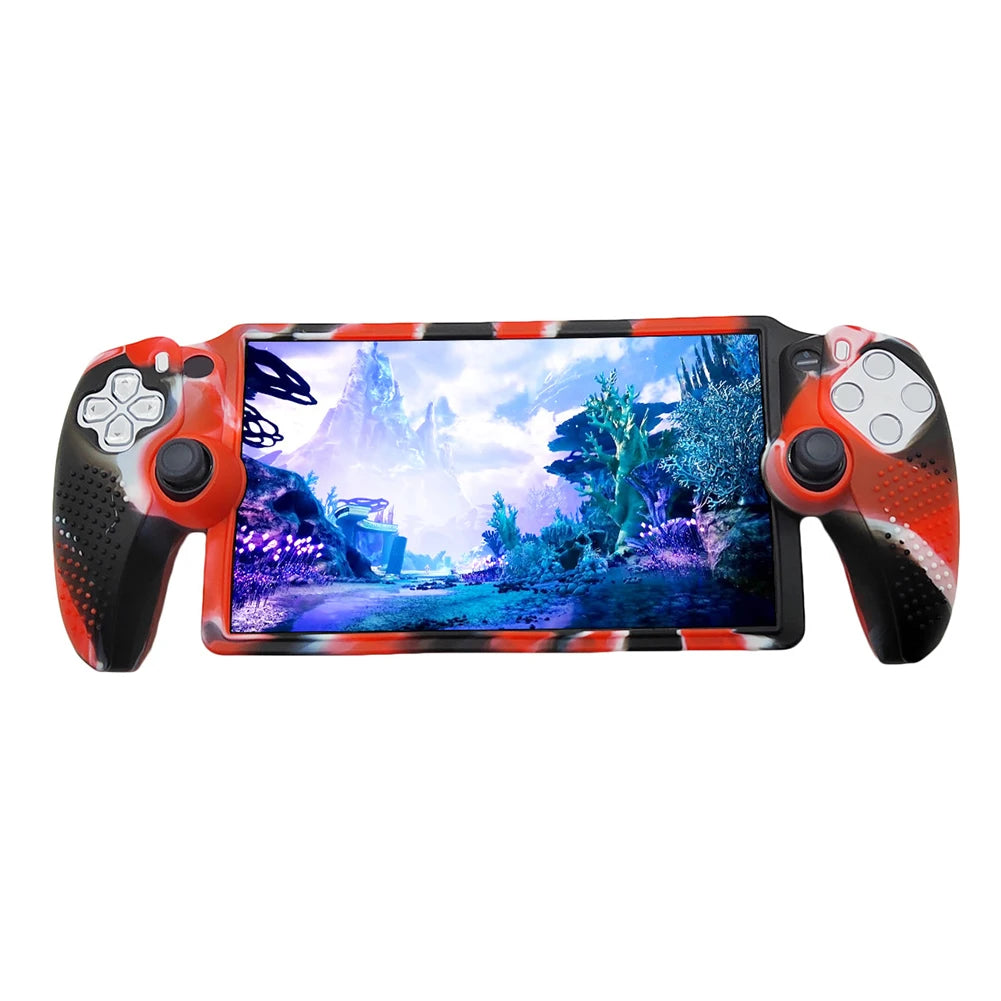 Silicone Protective Case for PS5 Portal — Non-Slip Soft Cover Sleeve for Handheld Game Console