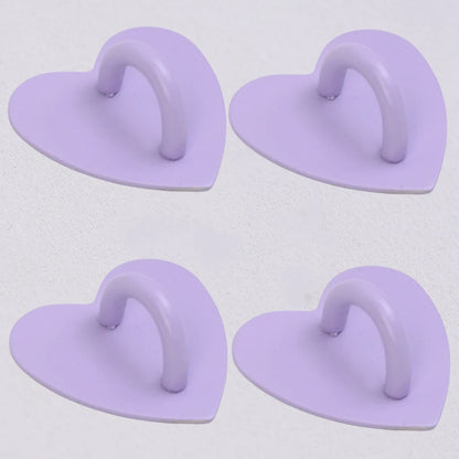Kawaii Metal Heart Phone Charm — Adhesive Holder, Finger Ring Stand, Case Hook & Buckle Accessory with String