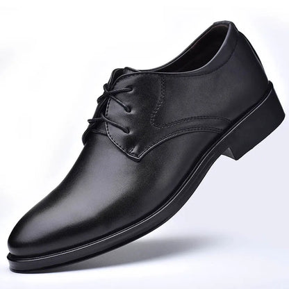 Men's Leather Derby Dress Shoes - Lace-Up Business & Wedding Shoes Size 38-48