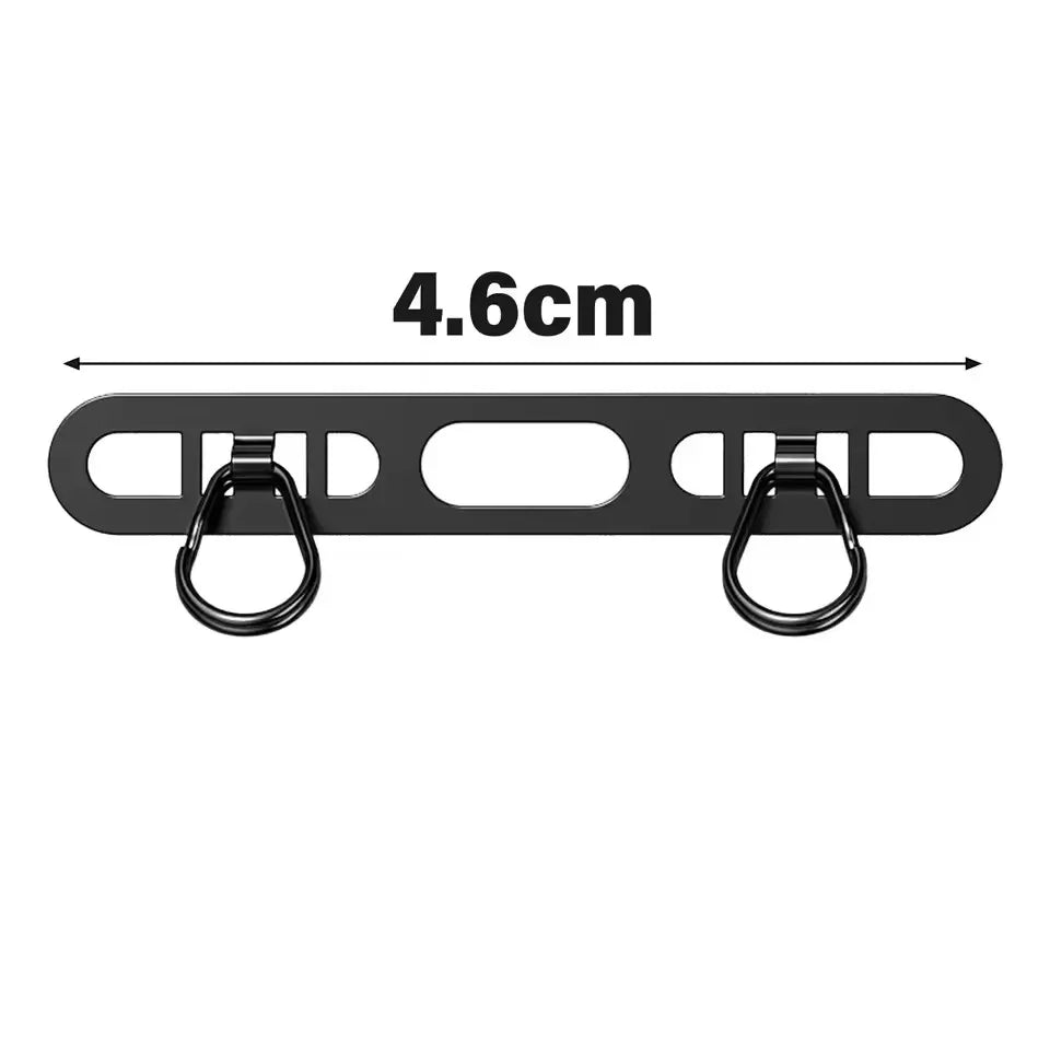 Metal Phone Lanyard Patch Set 1/2/3Pcs – Stainless Steel Side Clip Connector with Double Buckle for iPhone Strap Gasket Attachment