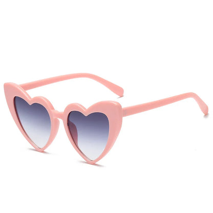 Women’s Fashion Heart-Shaped Glasses Watch - Nighttime Light Diffraction to Heart Shape, Stylish Female Sunglasses