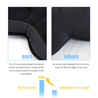 Silk Sleeping Mask - Soft Smooth Eye Cover for Travel, Rest, and Relaxation - Sleep Aid Blindfold