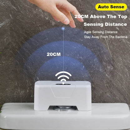 Smart Home Kit: Automatic Toilet Flush Button with External Infrared Flush Sensor | Induction Toilet Flusher