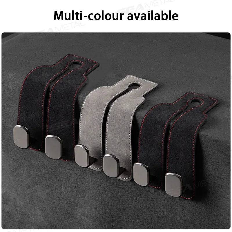SEAMETAL Car Seat Headrest Hook – Multi-Use Back Seat Organizer & Hanger for Handbags, Purses, Bags & Clothes