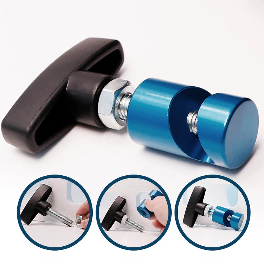 Aluminum Car Hood Holder: Anti-Slip Engine Cover Lifting Support Rod - Trunk Air Pressure Clamp for Secure Fixing, Essential Car Tool Accessory