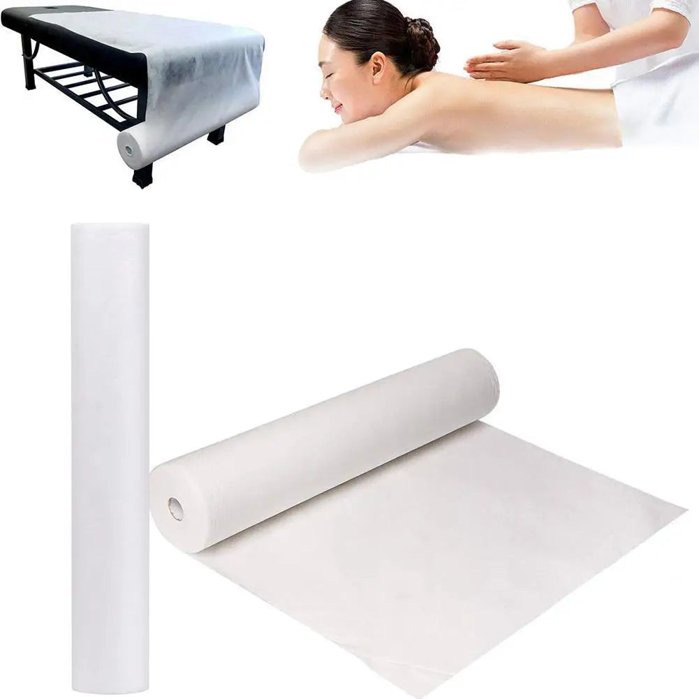 50/100PCS Disposable Bed Sheets - Non-Woven Massage Table & Beauty Salon Sheets, 70x53cm for Spa & Tattoo