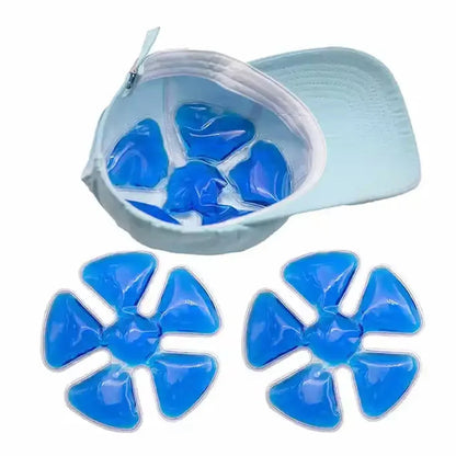Hot & Cold Gel Ice Pack — Cool Down Helmet Pack for Headache Relief and Outdoor Soothing