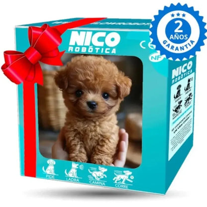 Interactive Robot Puppy Plush Toy - Walking, Barking & Tail Wagging Dog Toy for Kids Educational Gift