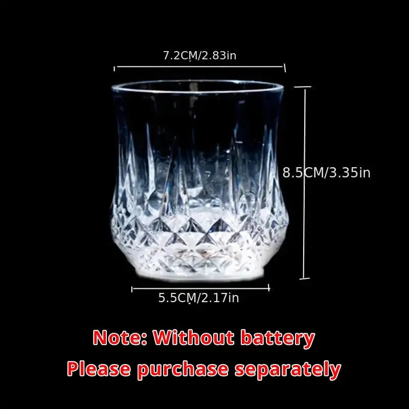 Colorful Glowing Inductive Pineapple Cup - Pour Water and It Lights Up, KTV Bar Color Changing Beer Cup (1pc)