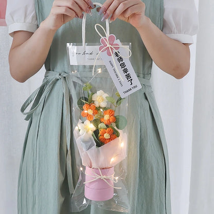 Graduation Bouquet 2025 – Crochet & Knitted Artificial Flowers for Wedding, Valentine’s & Special Occasion Gifts