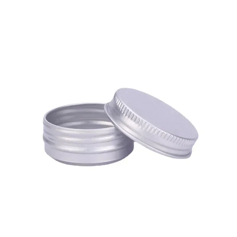 Mini Aluminum Tin Boxes – Round Metal Containers with Lids for Cosmetics, 5g-60g, Multiple Colors