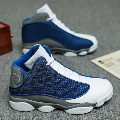 Outdoor Basketball Shoes - Non-Slip Rubber Sole, Wear-Resistant High-Top Athletic Sneakers