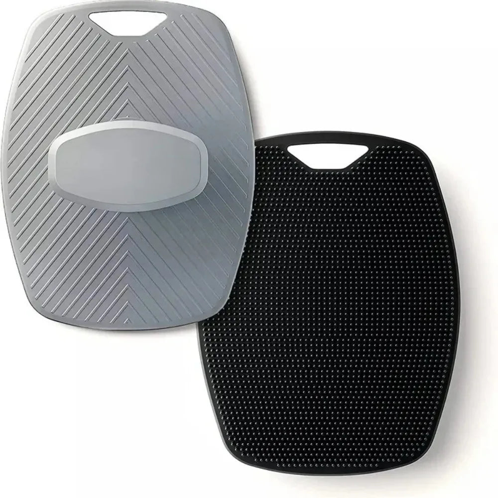 Soft Silicone Exfoliating Brush – Gentle Manual Body Cleanser & Massage Shower Scrubber for Men