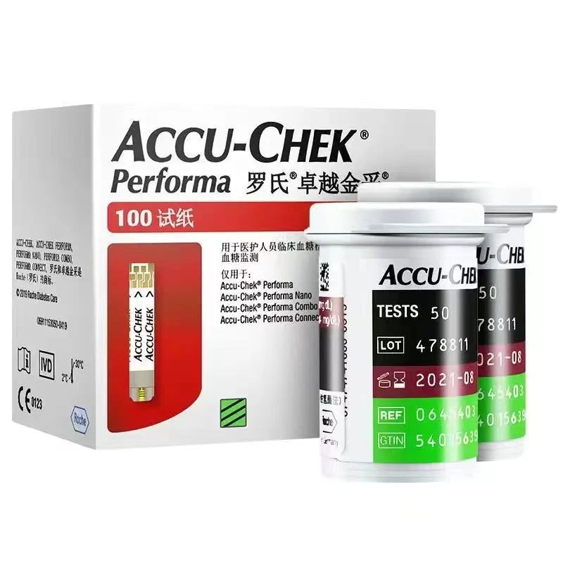 Accu-Chek Performa Blood Glucose Test Kit - Blood Sugar Test Strips and Lancets for Glucose Monitoring