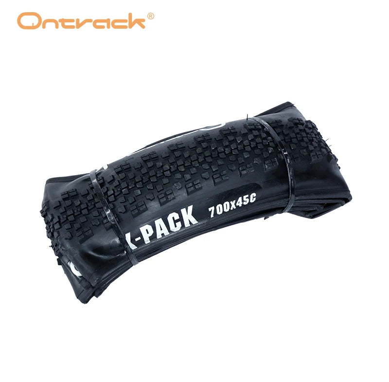 ONTRACK Folded Gravel Tire 700x38C/40C/45V – X-Pack 30TPI, Brown Wall Black