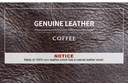 CONTACT'S Men’s Genuine Leather Clutch Wallet – Long Vintage Wallet with Card Holder, Zipper Coin Purse & Money Bag