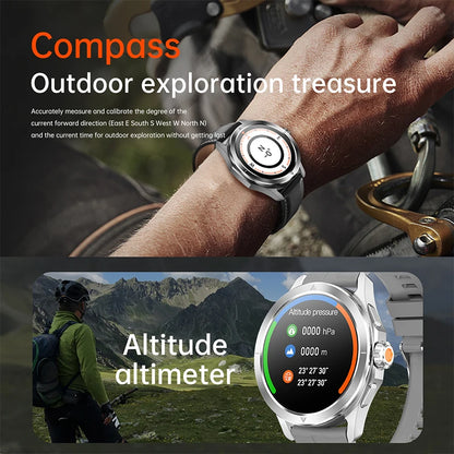 S4 Ultra Xiaomi Smart Bracelet — AMOLED HD Screen Men’s Watch with Bluetooth Call, GPS, NFC, Heart Rate & Compass Tracking